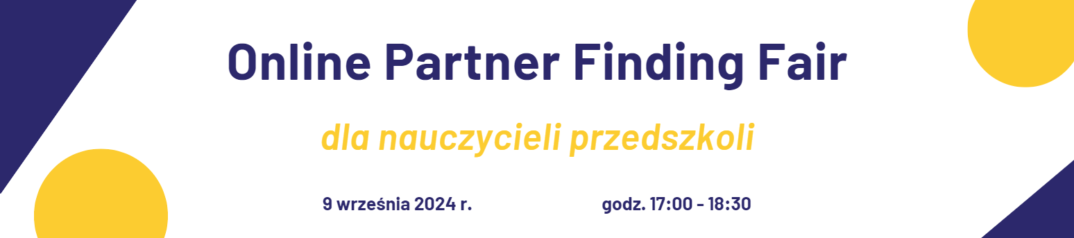 Online Partner Finding Fair dla nauczycieli przedszkoli