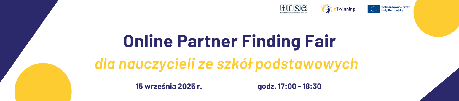 Online Partner Finding Fair dla nauczycieli ze szkół podstawowych